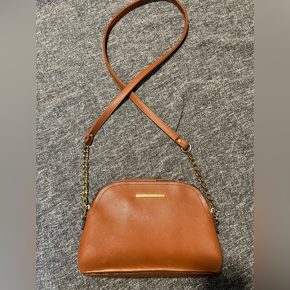 Steve Madden Crossbody With Chain Strap Tan Purse